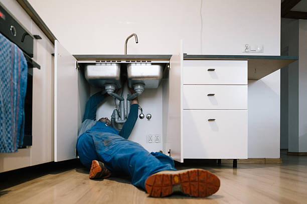 Professional Drain Cleaning technician working in Chandler, TX